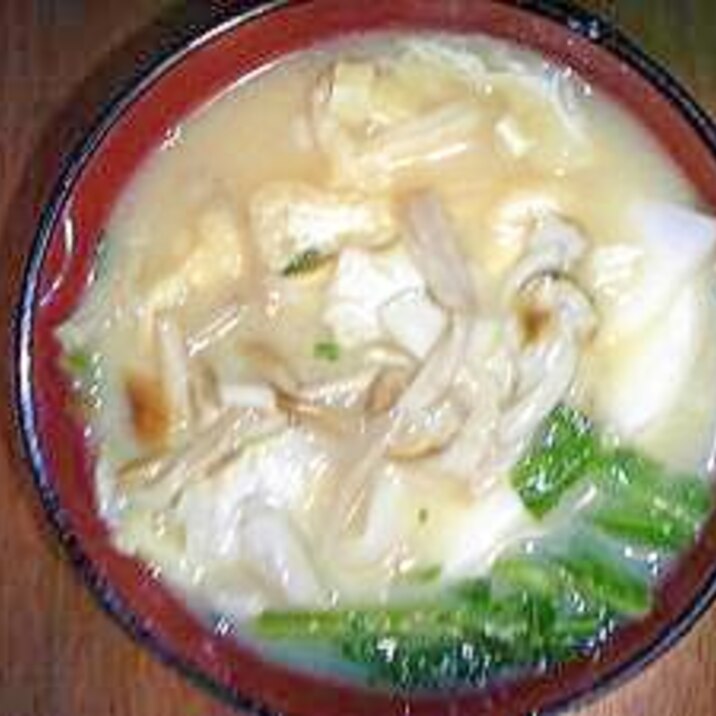 きのこたっぷり☆食べる味噌汁